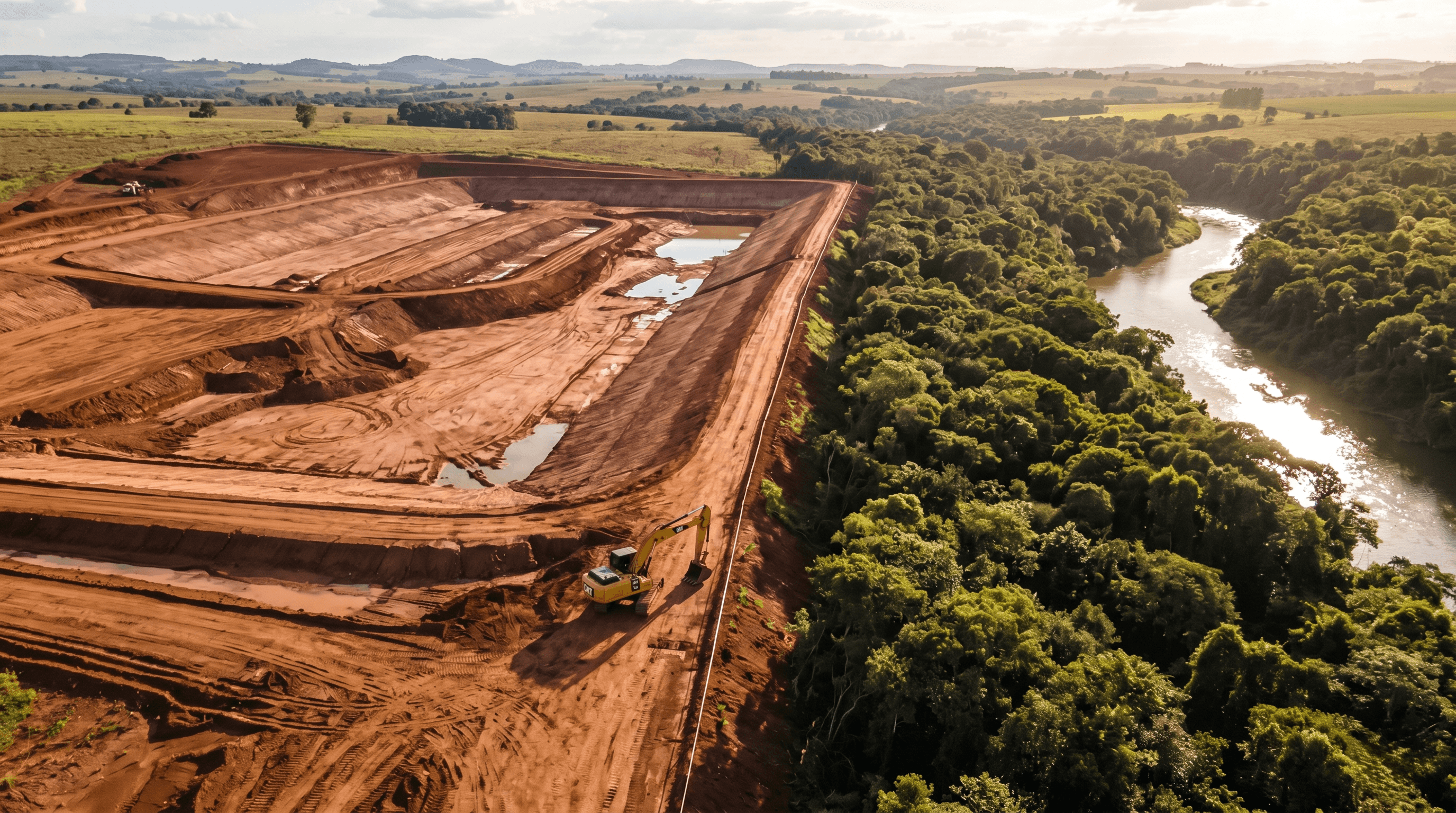 Área de preservação e impacto ambiental no campo